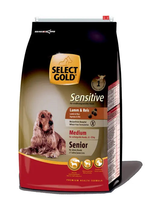 Senior Sensitive Medium lam & ris 4 kg