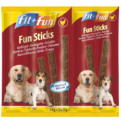 Fun Sticks fjerkræ 5x11 g