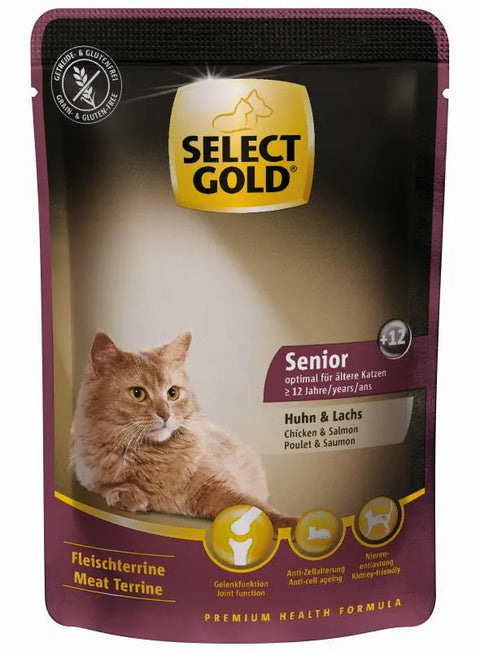 Senior +12, pouch kylling & laks 85 g