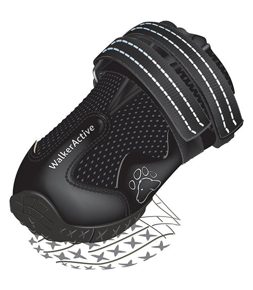 Hundesko Walker Active M 2 stk sort