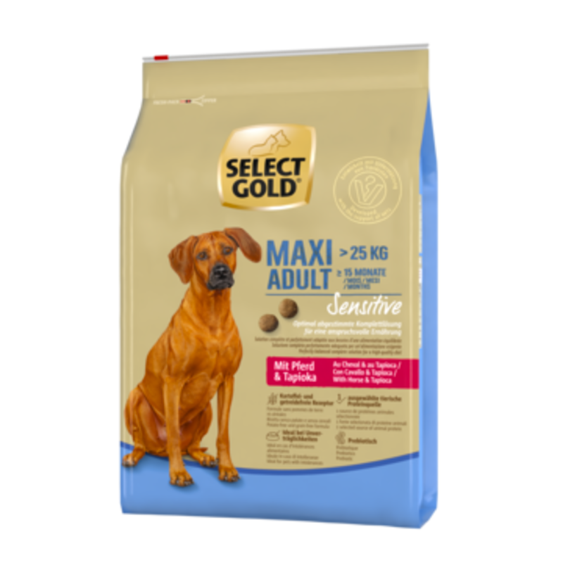 Adult Sensitive Maxi hest & tapioka 4 kg