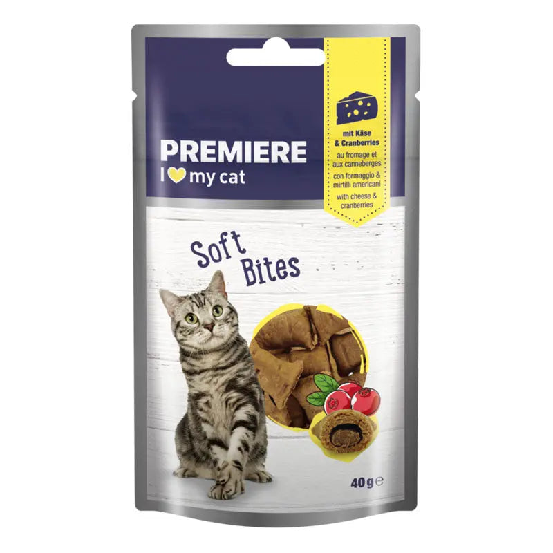 Soft Bites ost & tranebær 40 g