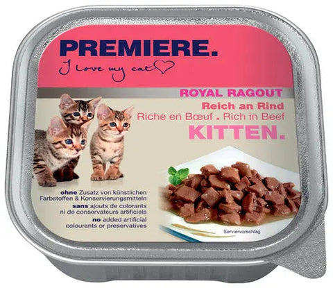 Kitten Royal Ragout, alu-bakke okse 100 g