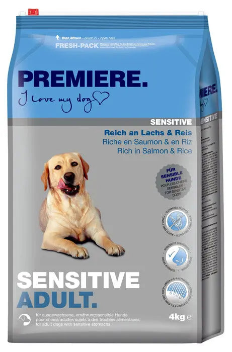 Adult Sensitive laks & ris 4 kg