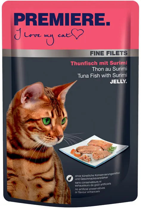 Adult Fine Filets Jelly, pouch tun & surimi 100 g