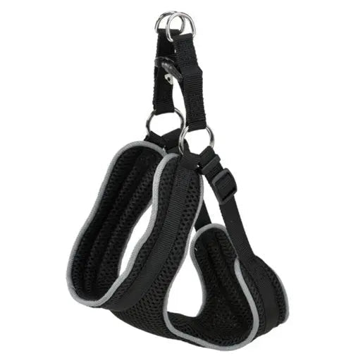 Sikkerhedssele Mesh til bil L 61x71-91 cm grå