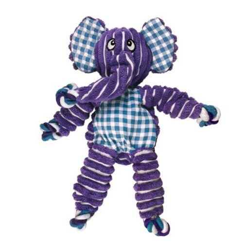 Floppy knots elefantM/L 36 cm lilla/blå