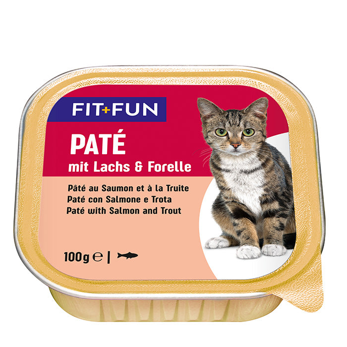 Adult paté, alu-bakkelaks og ørred 100 g