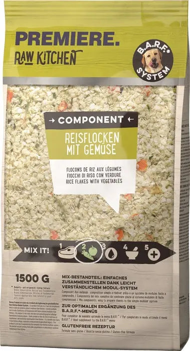 Raw Kitchen comp 2 risflager m/ grønt 1,5 kg