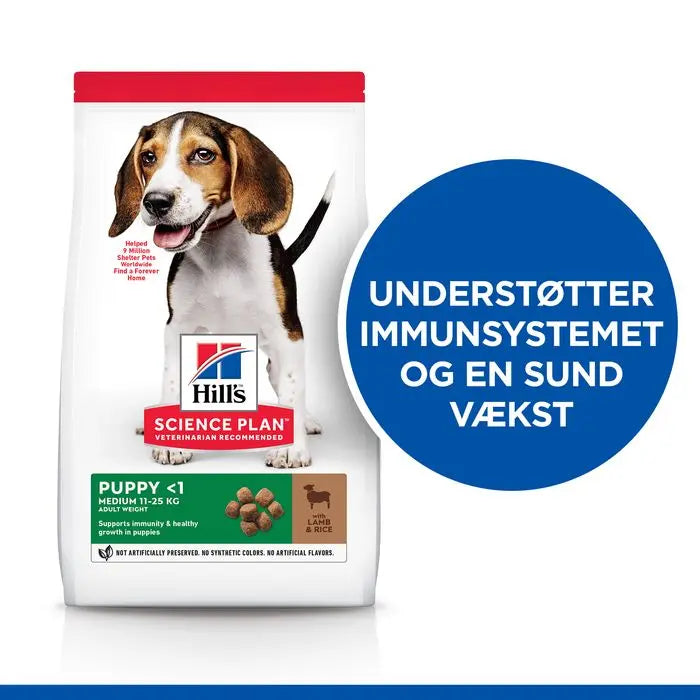 Puppy Medium lam og ris  2,5 kg