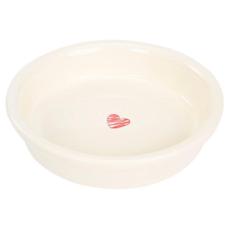 Keramikskål Little Hearts 200 ml beige