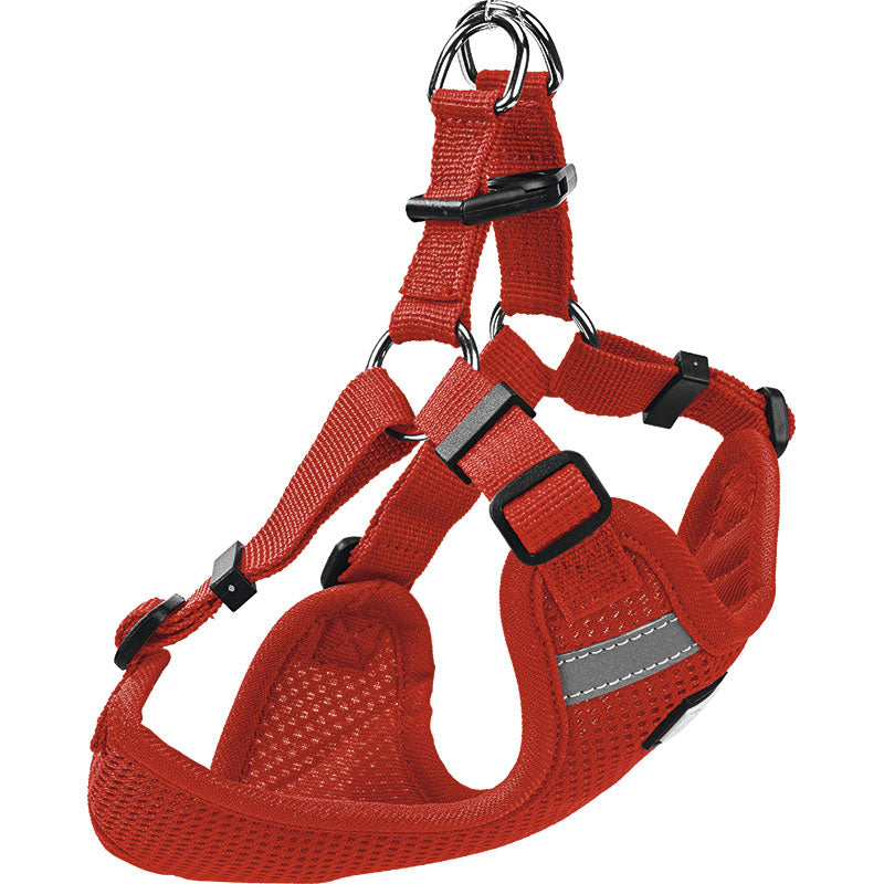 Nylonsele Mesh 46-66 cm rød