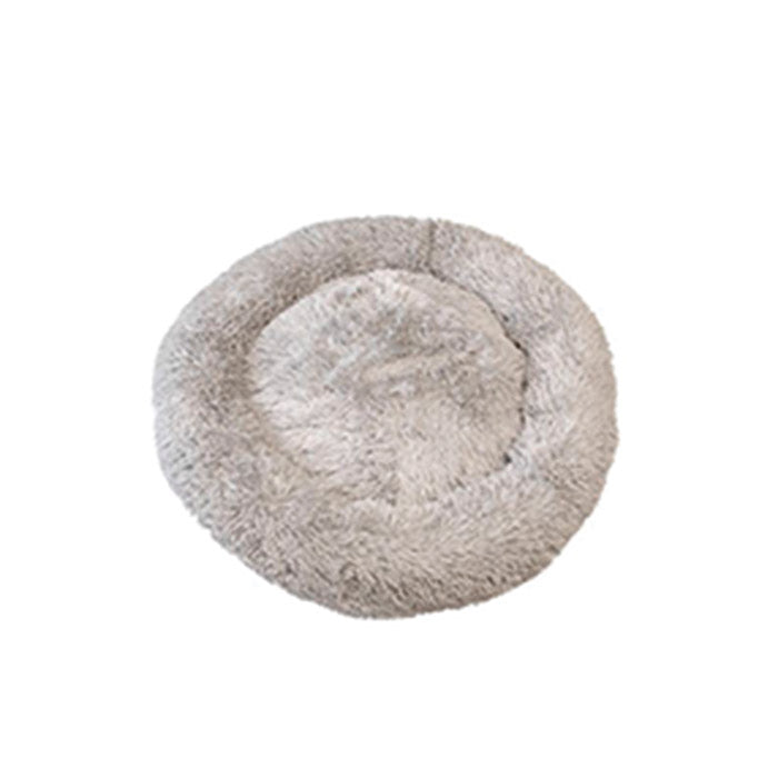 Hundeseng Fluffy M Ø76,5 cm Lysegrå