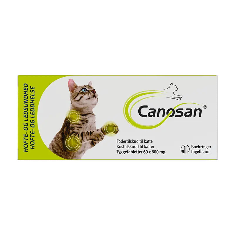 Fodertilskud tabletter kat 60x600 mg