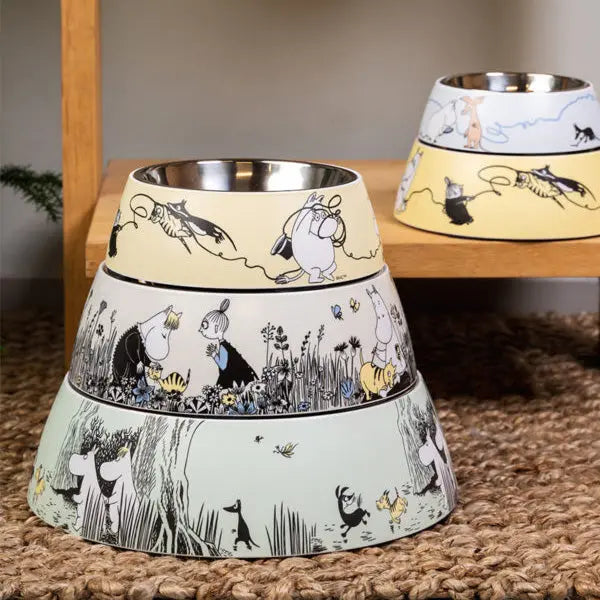 Melamin skål Moomin Pets L 650 ml grå