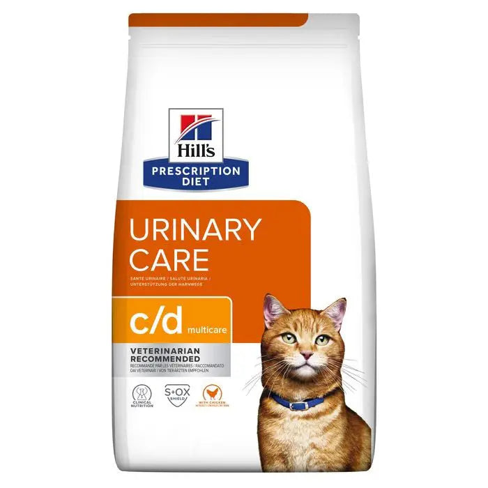 Diætetisk foder c/d Urinary Care kylling 8 kg
