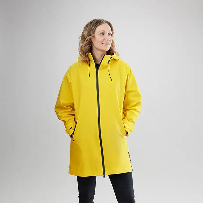 Regnjakke Human L-XL gul