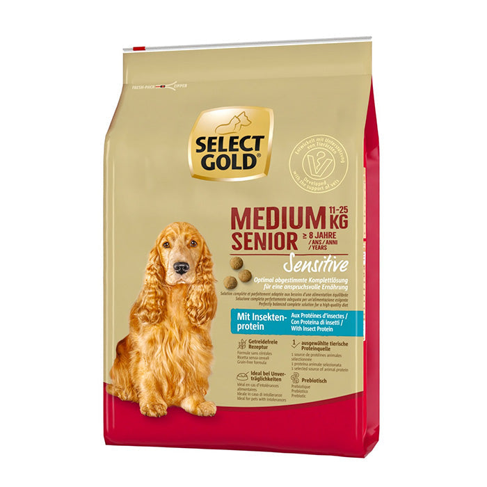 Senior Sensitive Medium insekt 4 kg