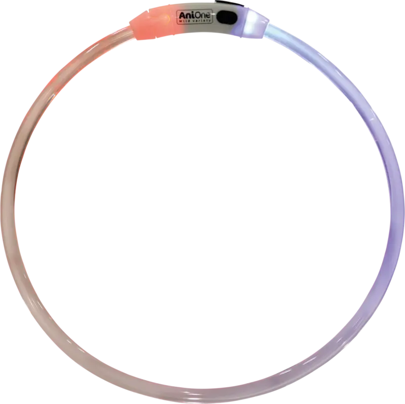Lyshalsbånd Illuminated 65 cm multifarvet