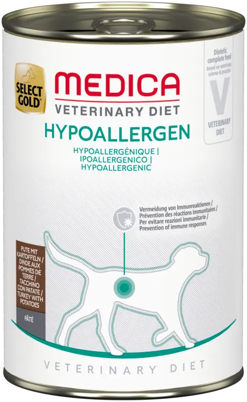 Medica Hypoallergenic kalkun, kartoffel 400 g