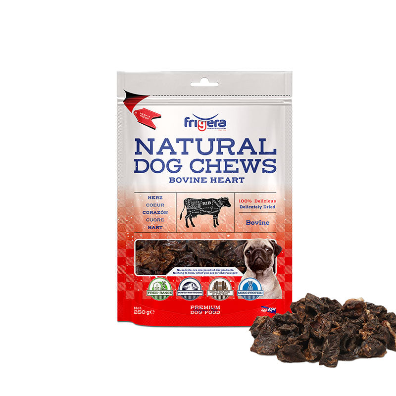Natural Dog Chewsoksehjerter 250 g