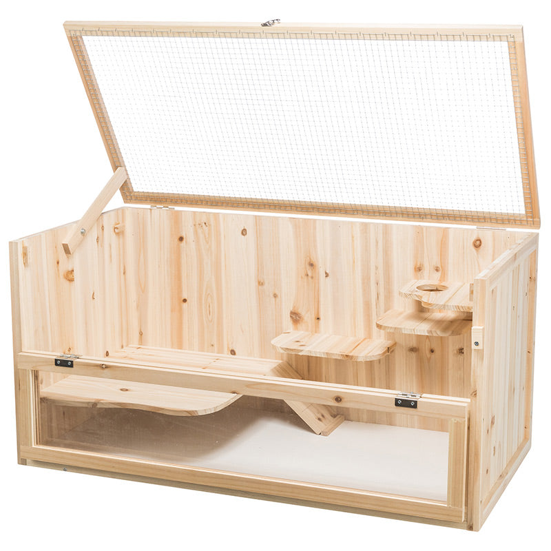 Rodent home wood 100x50x50 cm