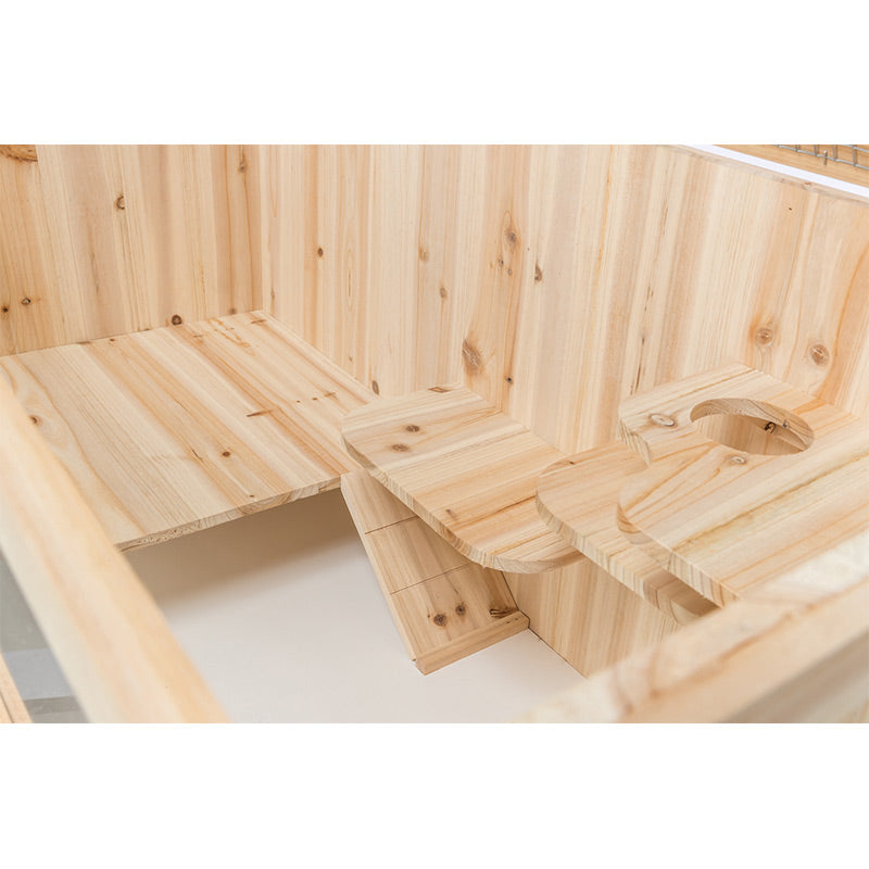 Rodent home wood 100x50x50 cm
