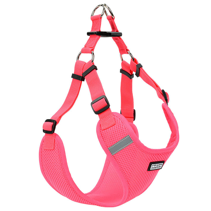Nylonsele mesh 46-66 cm pink