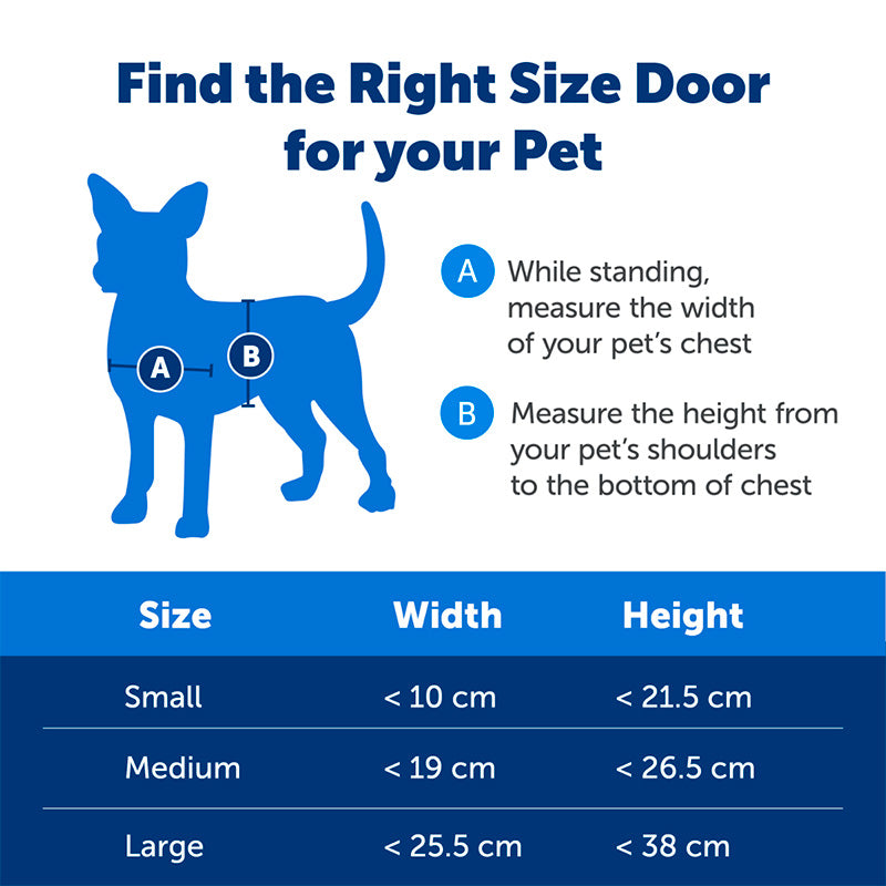 Extreme weather pet door 8,42x55x34,30 cm large