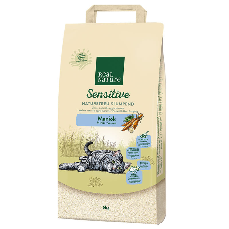 Kattegrus Sensitive Manioc6 kg
