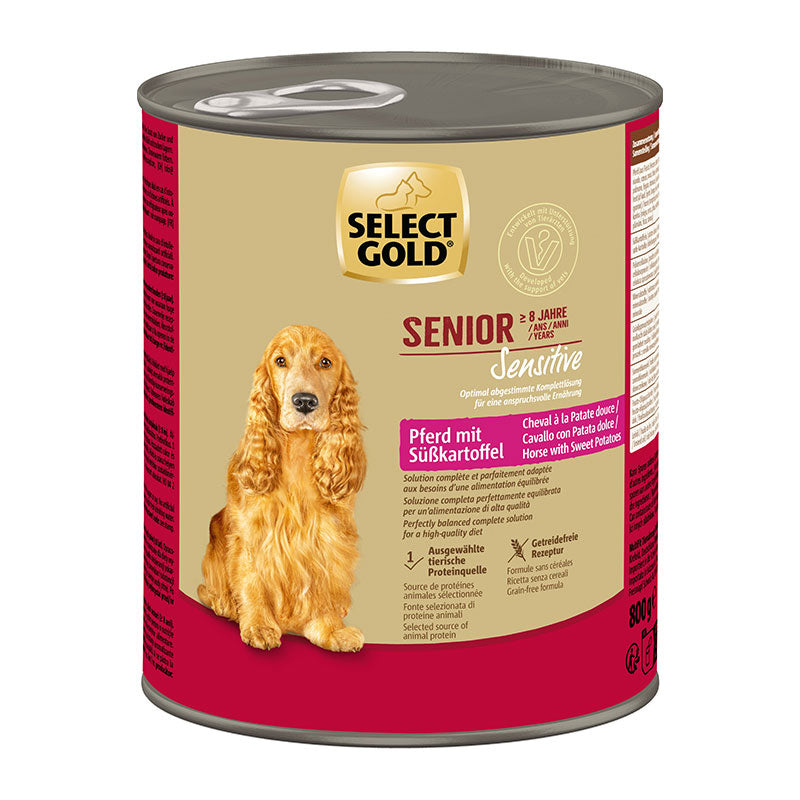 Senior Sensitivehest, sød kartofel  800g