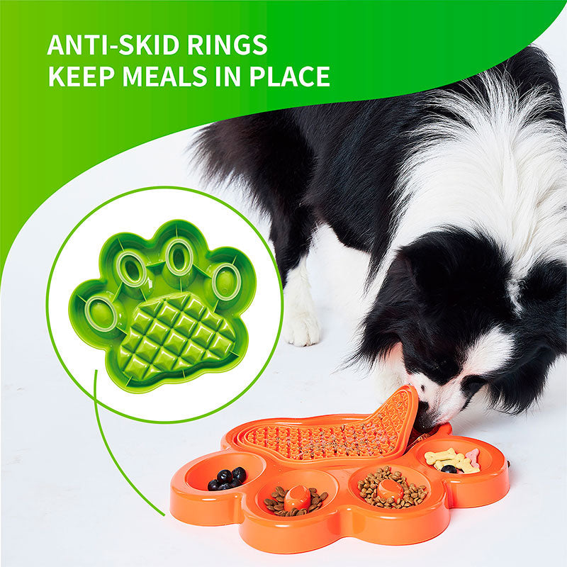 Slow Feeder Lick Pad 36x30x3 cm grøn