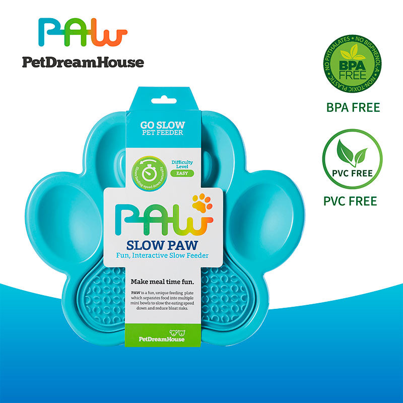 Slow Feeder Lick Pad 36x30x3 cm blå