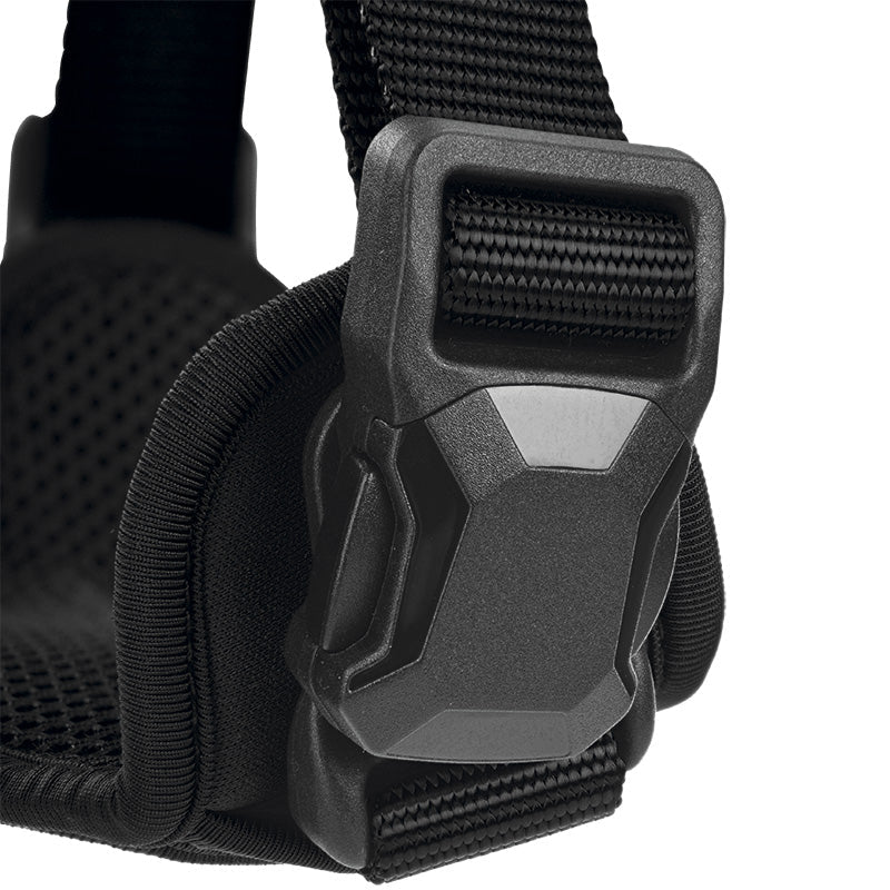 Nylon H-sele m/magnetlukning L sort