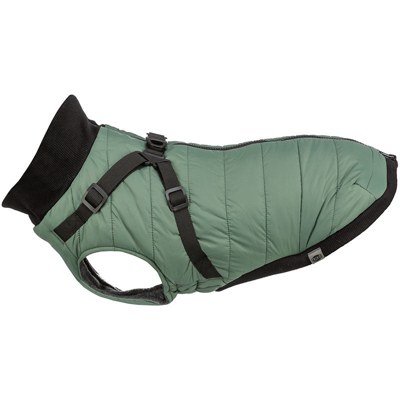 Pontis hundefrakke m/ indbygget sele Sage
