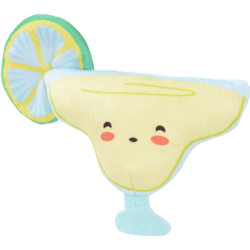 Plyslegetøj cocktails m/knitrefolie og lyd ass. varianter
