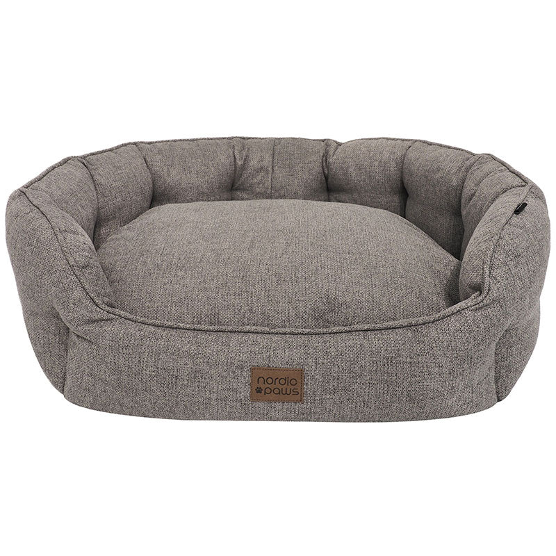Hundeseng Runa L 75x60x24 cm grå