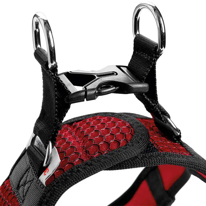 Hunter Hilo Comfort Hundesele hals 37-42cm bryst 40-46cm rød