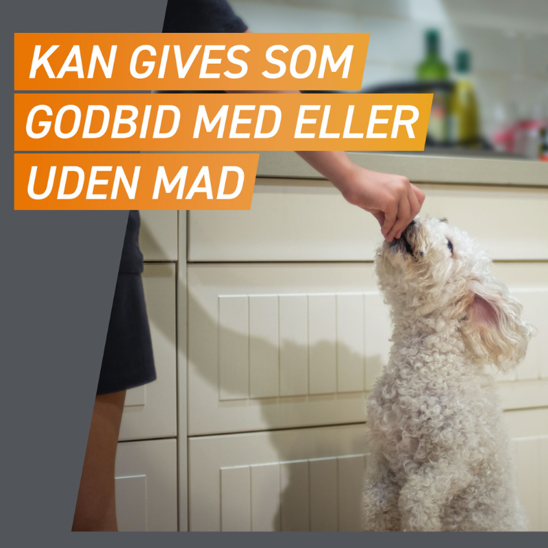Flåt- & loppemiddel tyggetabletter hund 4-10 kg - 3 stk/pk